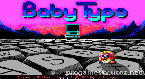 Babytype главный экран с логотипом