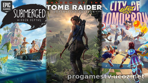 Раздача Shadow of the Tomb Raider: Definitive Edition, Submerged: Hidden Depths, Knockout City в Epic Games Store (EGS) 