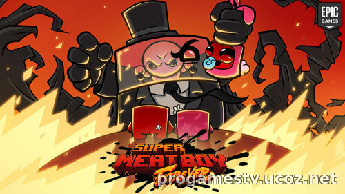 Хардкорный платформер - Super Meat Boy Forever, можно забрать в Epic Games Store (EGS)