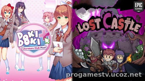 Визуальную новеллу - Doki Doki Literature Club Plus! и экшн-рпг рогалик - Lost Castle, можно забрать в Epic Games Store (EGS)