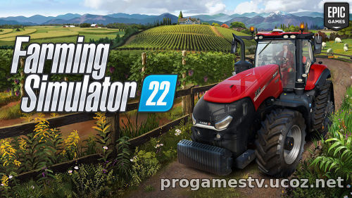 Симулятор фермера - Farming Simulator 22, можно забрать в Epic Games Store (EGS)