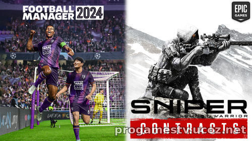 Футбольный менеджер - Football Manager 2024, и аркадный симулятор снайпера - Sniper Ghost Warrior Contracts, можно забрать в Epic Games Store (EGS)