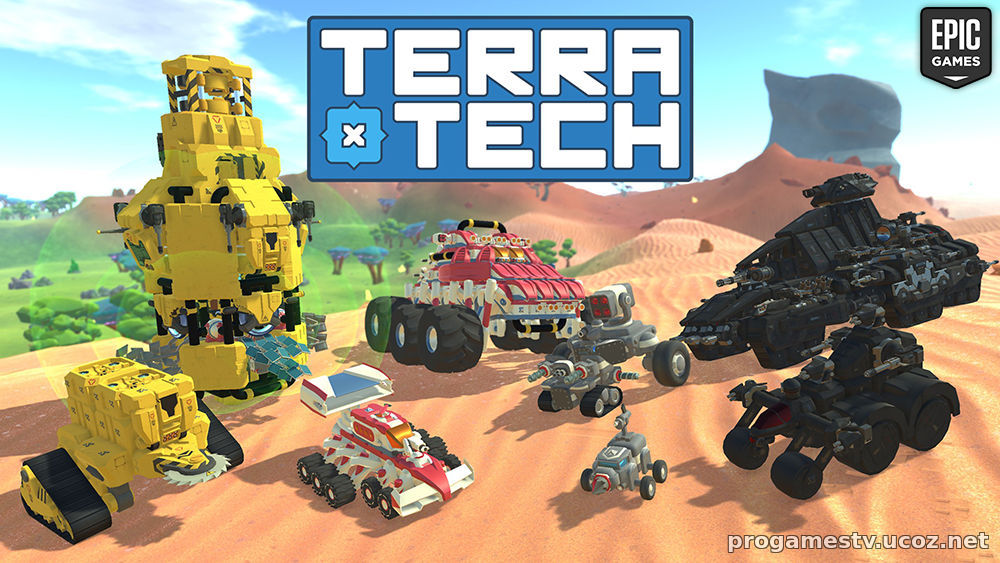 Песочницу-конструктор - TerraTech, можно забрать в Epic Games Store (EGS)