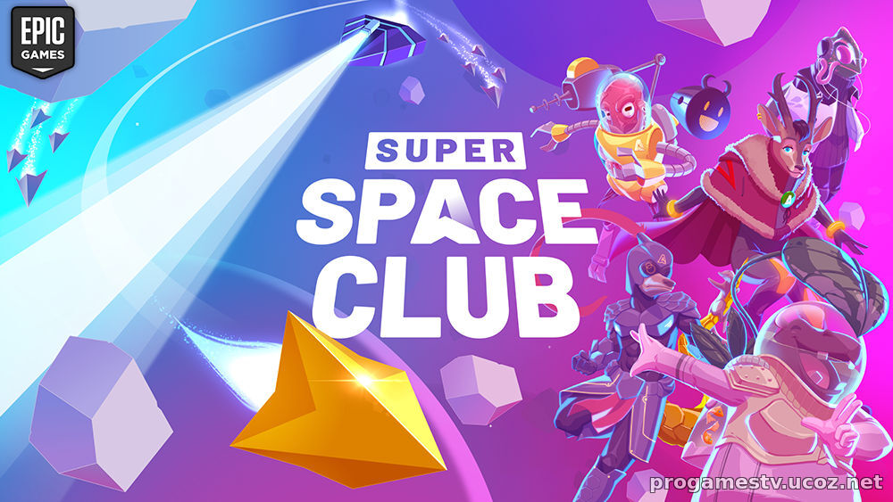 Аркадный shoot-em-up - Super Space Club, можно забрать в Epic Games Store (EGS)