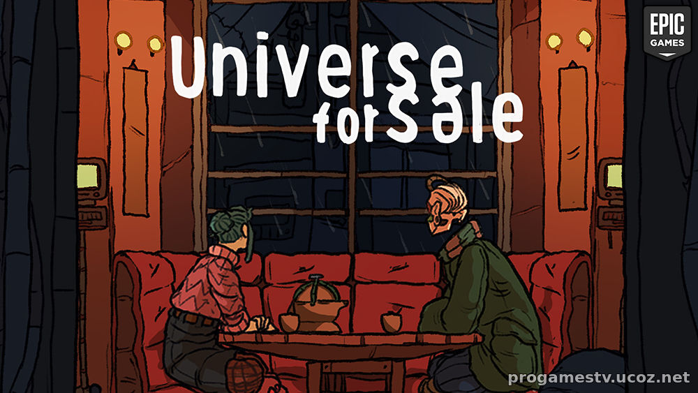 Визуальную новеллу - Universe for Sale, можно бесплатно забрать в Epic Games Store (EGS)